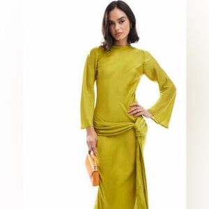 Elegant Lime Green Women's Dress ASOS